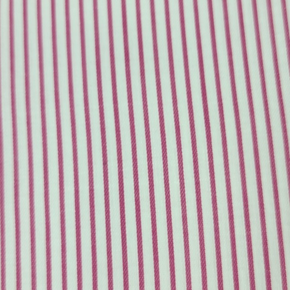 Ralph Lauren Mens XL Pink White Striped Slim Fit Long Sleeve Button Down Shirt - Picture 10 of 10